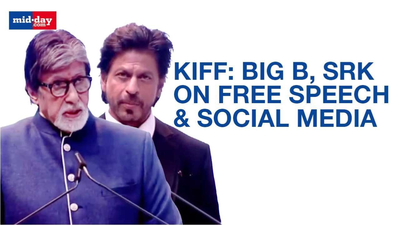 KIFF: Amitabh Bachchan, SRK Talks About Free Speech, Narrowness Of Social Media